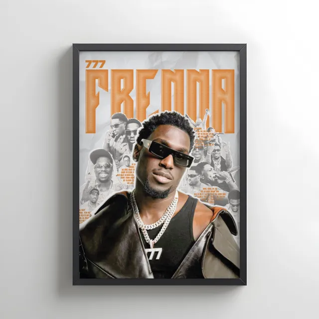 Lxry S.G.C Frenna poster oranje