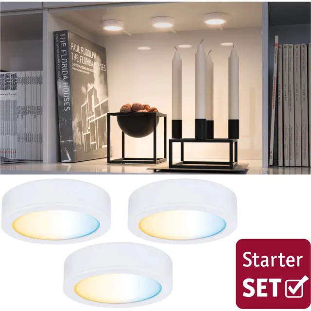 Paulmann Clever Connect LED-spot Disc Tunable White 3x2,1W 12VA Wit mat
