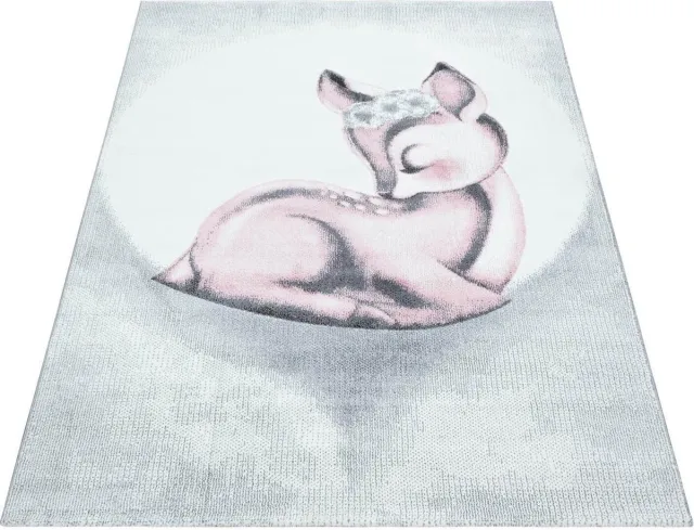 Ayyildiz Vloerkleed - Sleepy Deer - Rechthoek Roze