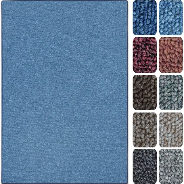 Floordirekt Tapit London - Vlakke Lussenpool - Op - Modern & Easy Care - Lichtblauw - 200 x 600 cm
