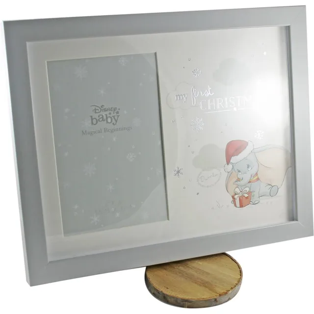 Disney Dumbo fotolijst 'My First Christmas' wit