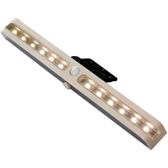 Slaaploods.nl LED Uitstapverlichting - Voor Bed of Boxspring - Met Bewegingssensor - Set van 2 stuks RVS-look