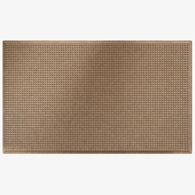 Matterly Waterhog® Deurmat - Square - Kameel - 3D Patroon - 7 mm dik - 90 x 150 cm Beige