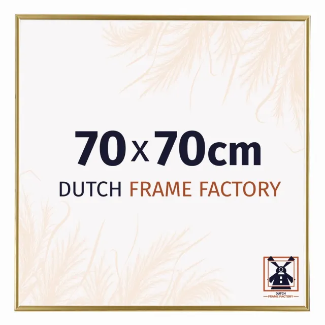 Dutch Frame Factory Fotolijst 70x70 cm - Kunststof - Goud - Easy