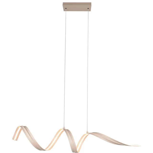 Reality TIVOR - Hanglamp - Beige - incl. 1x SMD 17 W
