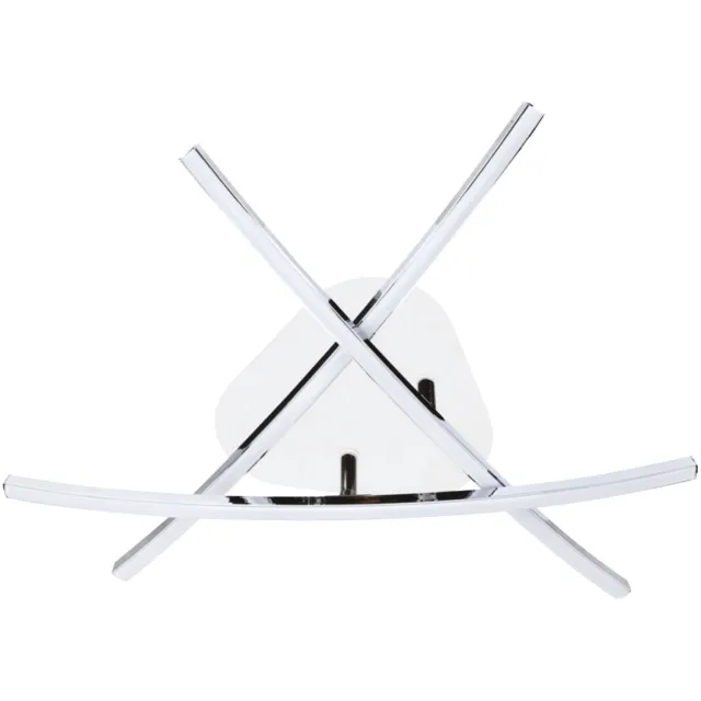 BES LED LED Plafondlamp - Plafondverlichting - Critos - 20W - Natuurlijk Wit 4000K - Mat Chroom - Aluminium