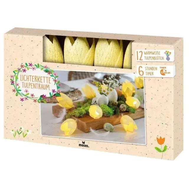 Moses Lichtketting Tulpen - Lichtsnoer