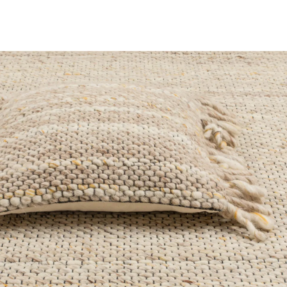 Zuiver Frills wollen vloerkleed beige, foto 7