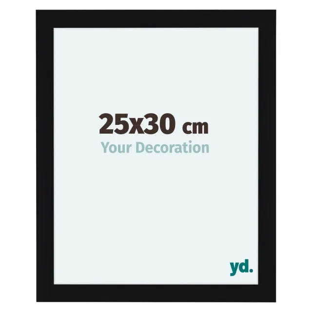 yd. Your Decoration - Fotolijst 25x30 cm - MDF - Zwart Hoogglans - Como