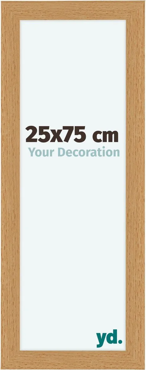 yd. Your Decoration - Fotolijst 25x75 cm - MDF - Beuken - Como