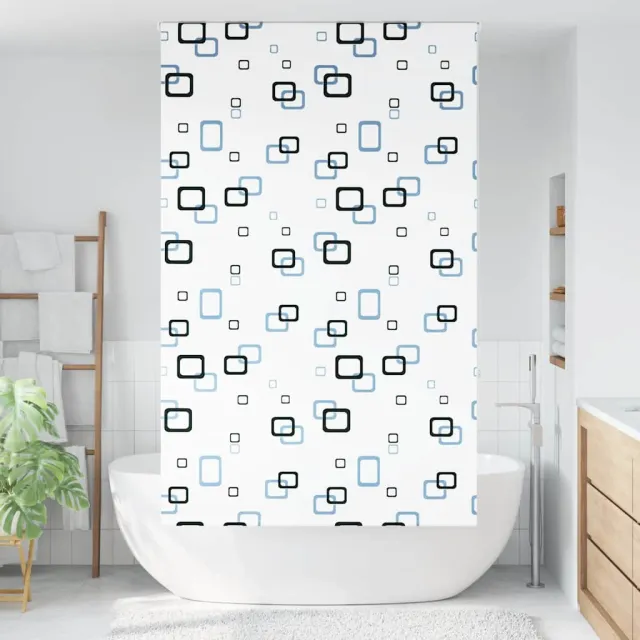 vidaXL Doucherolgordijn 140x240 cm stofbreedte 136 cm Wit
