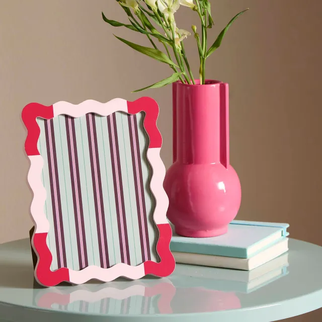 NOUS Living fotolijst Shelly (15x20 cm) roze/rood