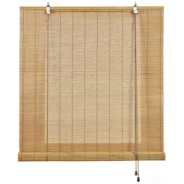 Storesdeco Bamboe rolgordijn voor binnen en buiten - Lichtbruin, 120x175 cm Brown