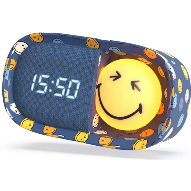 Mob dreamy clock smiley world blue Blauw