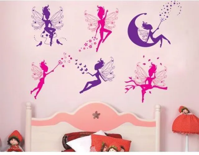Elfjes Muursticker multi