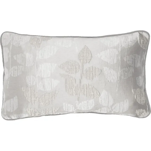 A&E Originals Kussen Silver Leaf print - 30 x 50 cm grijs