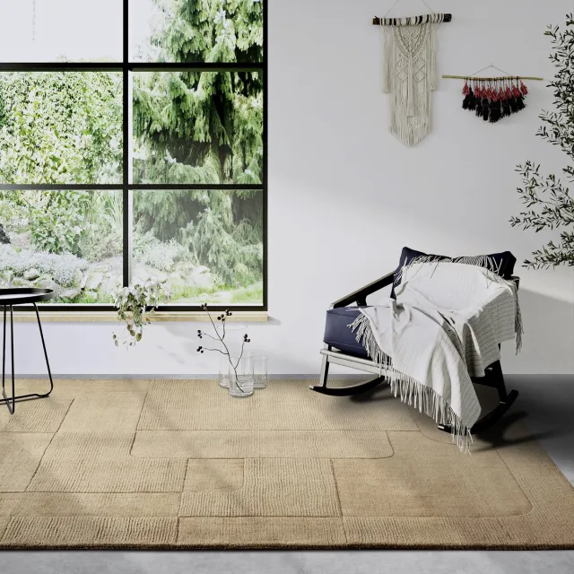 Villeroy & Boch 1906 wollen vloerkleed Charlotte Beige - 80 x 150 cm - (XS)