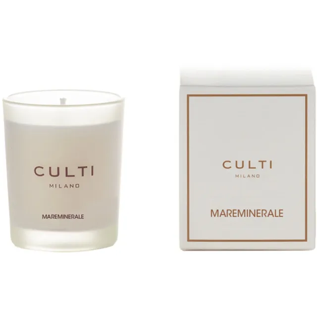 Culti Candles Geurkaars White Vase Candle Mareminerale 70g Multi