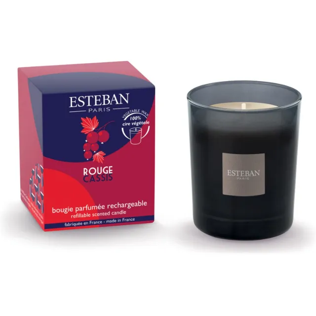 Esteban Classic Rouge Cassis Geurkaars 180gr Antraciet
