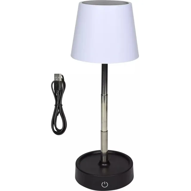 Benson Dimbare LED tafellamp - Oplaadbaar - Telescoopontwerp - Touch bediening - Warm wit licht