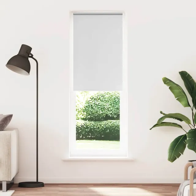 vidaXL Rolgordijn verduisterend 80x210cm stofbreedte 75,7 cm wit
