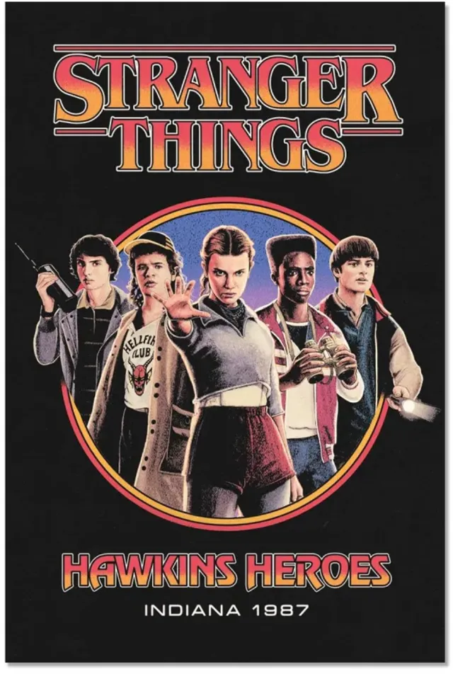 Posterpoint Stranger Things poster - Seizoen 5 - Eleven - Horror - Mike - Dustin - 61 x 91.5 cm multi