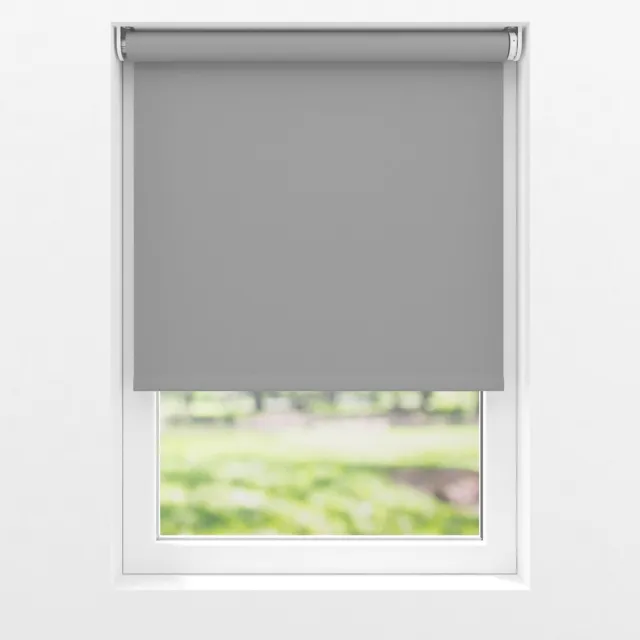 VONROC SMART BLINDS - Elektrisch rolgordijn - Uitbreiding - 70 x 190 - Grijs – Zonder afstandsbediening en oplaadkabel
