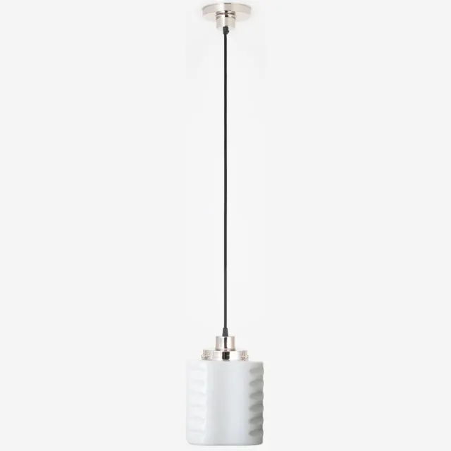 Coloured by Art Hanglamp aan snoer De Klerk 20's Nikkel - Art Deco Trade