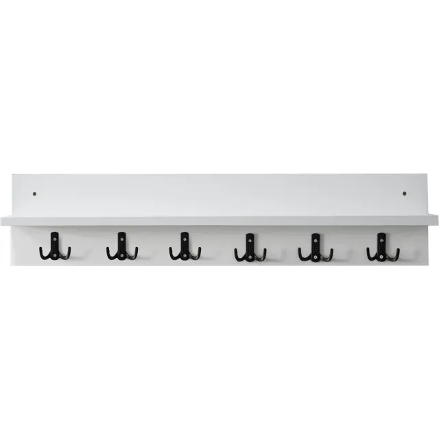 VDD Kapstok - Wandkapstok - opbergplank - functioneel - stijlvol - wit
