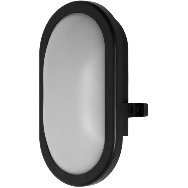 Osram LED-wandlamp 11 W BULKHEAD, 4000 K, 840 lm, IP54, IK06, slagvast, zwarte behuizing, stralingshoek 120°, voor kelders en garages