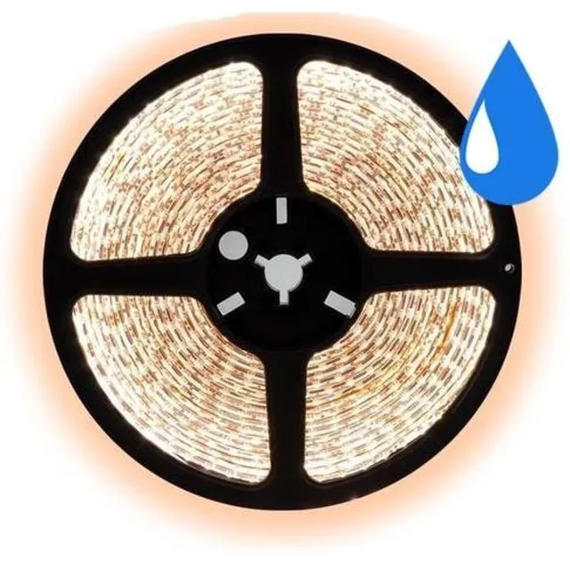 ABC-Led 7,5 meter warm wit led strip - 120Leds/m - waterproof - IP65 - 2835