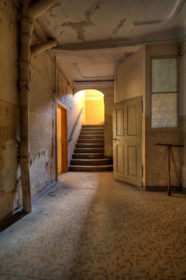 Vincent Rook VR8 Vincent Rook VR7 - Foto - Urbex - Fine Art Print op fotokwaliteit papier - 50 x 70 cm zwart