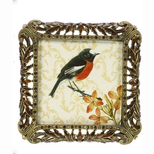 Meander AL - Fotolijst - Strass Bruin - 7 x 7 cm Foto Formaat