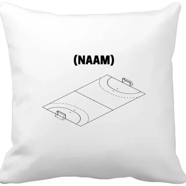 Akyol handbal met eigen naam Kussen hoes - Handbal - handballer - sport - 40 bij 40 cm Multicolor