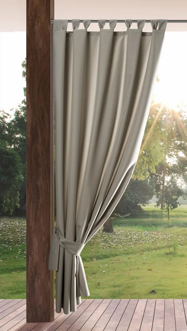 Ibenzoa Tuingordijnen met Multifunctionele Bevestigingsopties voor Terras en Pergola, Weerbestendig en Stijlvol Design cappuccino