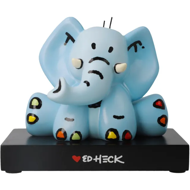 Goebel Ed Heck | Decoratief beeld Elephant in the Room | Porselein - olifant - 17cm
