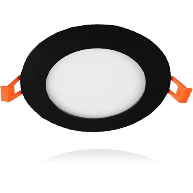 Blinq88 OutledTL | LED Downlight Zwart SLIMLine - Zaagmaat Ø126 - 140 - 9 Watt