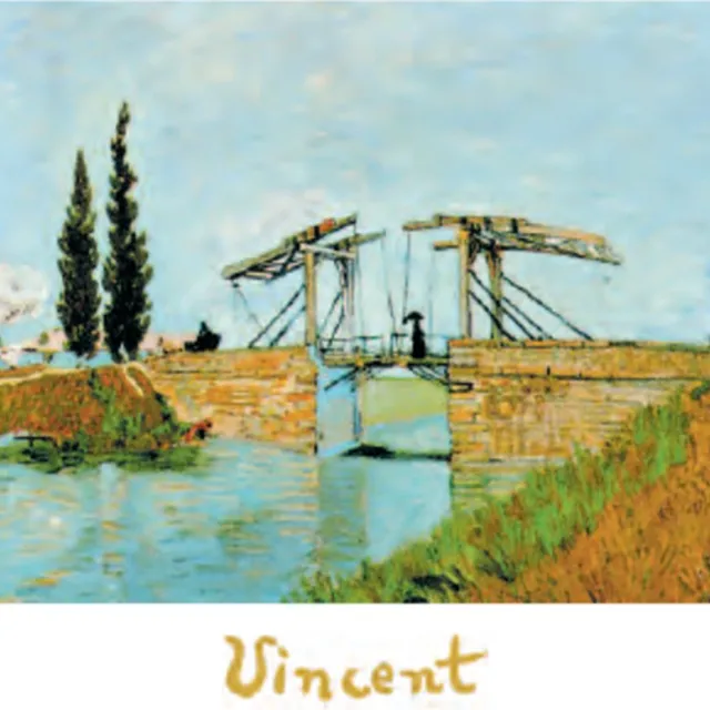 Catch Projecten Mini kunstposter - Vincent van Gogh - De ophaalbrug - 24x30 cm Multicolor