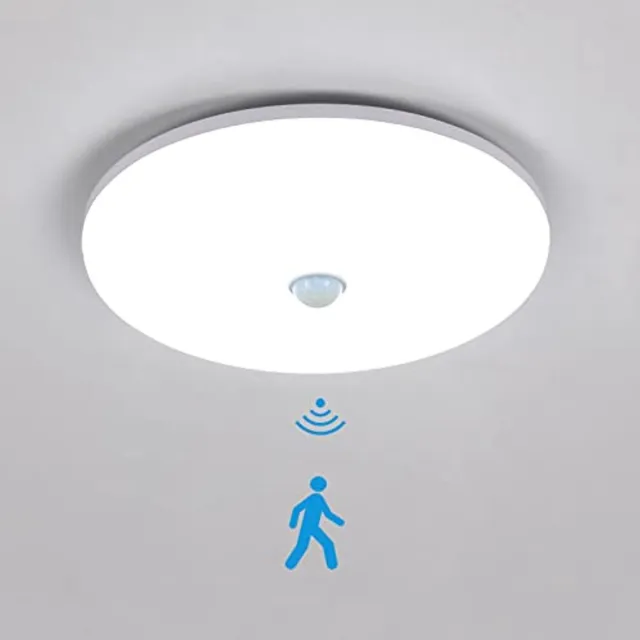 Riserva LED Plafondlamp Rond - 36W - 4050 lm - 6500K Koud Wit - Ø23 cm - Witte Plafondlamp voor Woonkamer, Slaapkamer, Keuken en Eetkamer