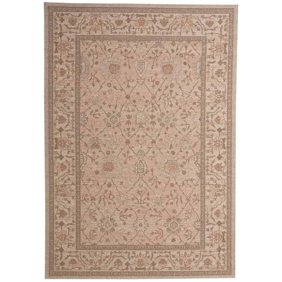 NOUS Living binnen- en buitenvloerkleed Golan donkerbruin (290x200 cm)