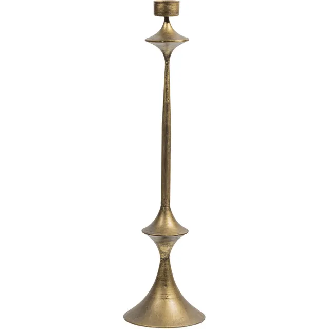 BePureHome Buff Kandelaar - Metaal - Antique Brass - 74x19x19