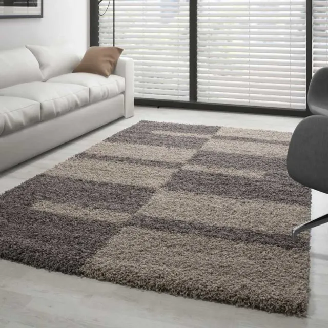 TapisTrend Harig tapijt Taupe-mokka 80x250 cm Gala Shaggy, Langpolig Design