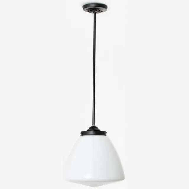 Coloured by Art Hanglamp Schoolbol Large Moonlight - Art Deco Trade Zwart