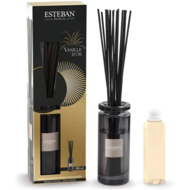 Esteban Classic Vanille d’Or Geurstokjes Initial 100ml Grijs