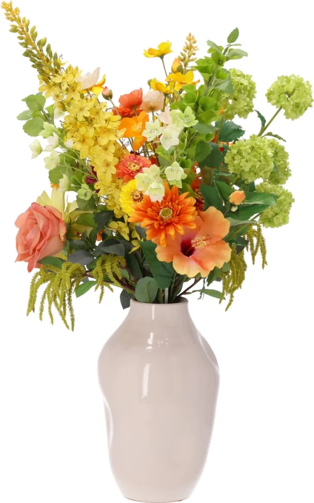maxifleur Kunstplanten Kunstboeket Cleopatra Cairo 80 cm Geel