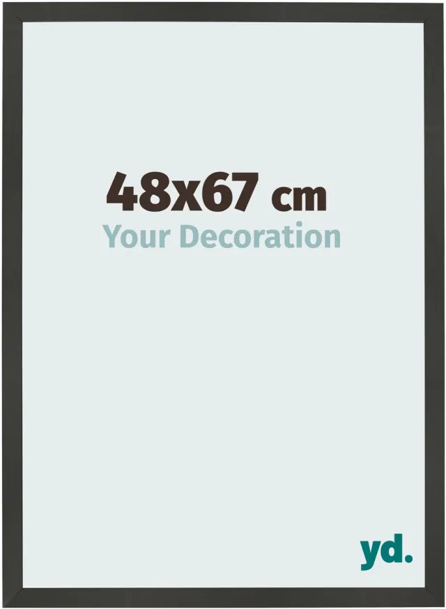 yd. Your Decoration - Fotolijst 48x67 cm - MDF - Antraciet - Bologna