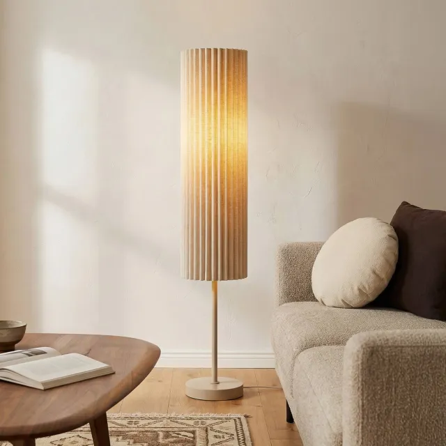 NOUS Living vloerlamp Koko (Ø23x117,5 cm) Crème