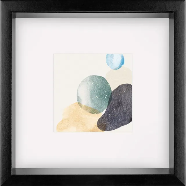 Walther Shape - 3D FSC Houten lijst - Fotoformaat 25x25 cm - Kunstglas - Zwart