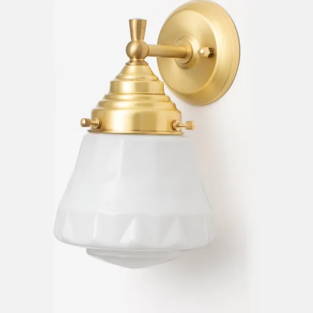 Coloured by Art Wandlamp Bold Royal Messing - Art Deco Trade