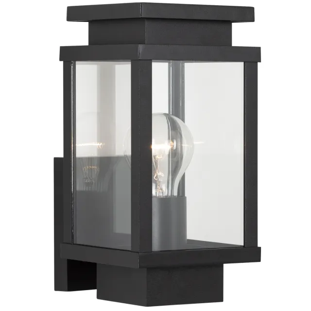 KS Verlichting Boston Muurlamp Zwart met LED